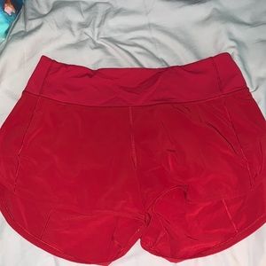 Lululemon 4" inseam speed up shorts